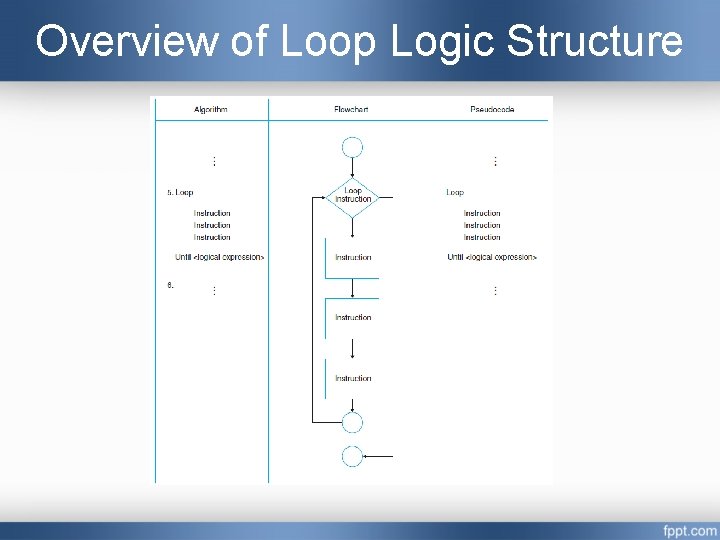 Overview of Loop Logic Structure 