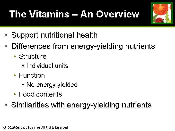 The WaterSoluble Vitamins B Vitamins and Vitamin C