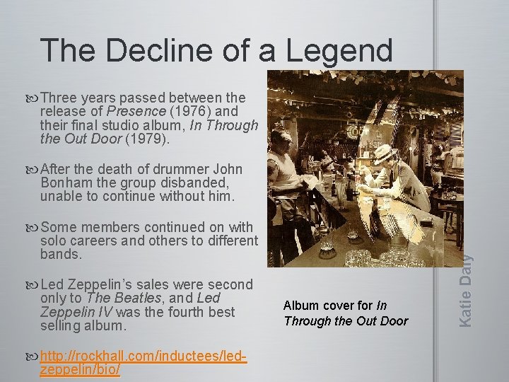 The Decline of a Legend Three years passed between the release of Presence (1976)