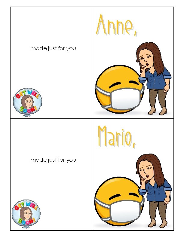 Anne, made just for you Mario, made just for you 