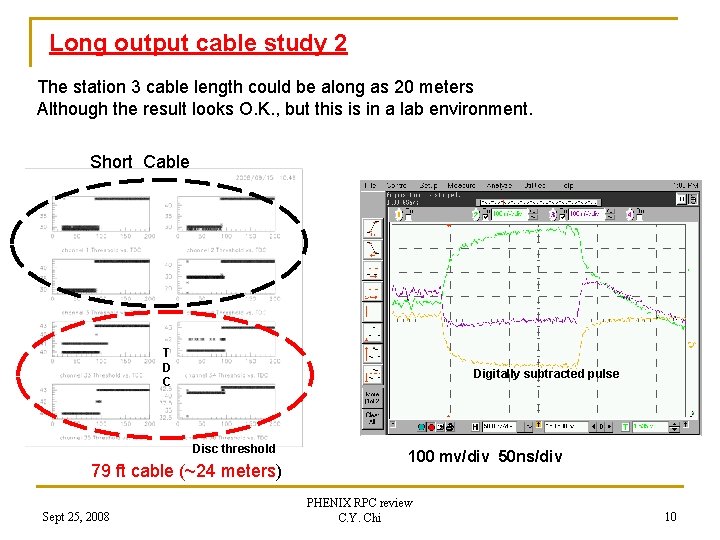Long output cable study 2 The station 3 cable length could be along as
