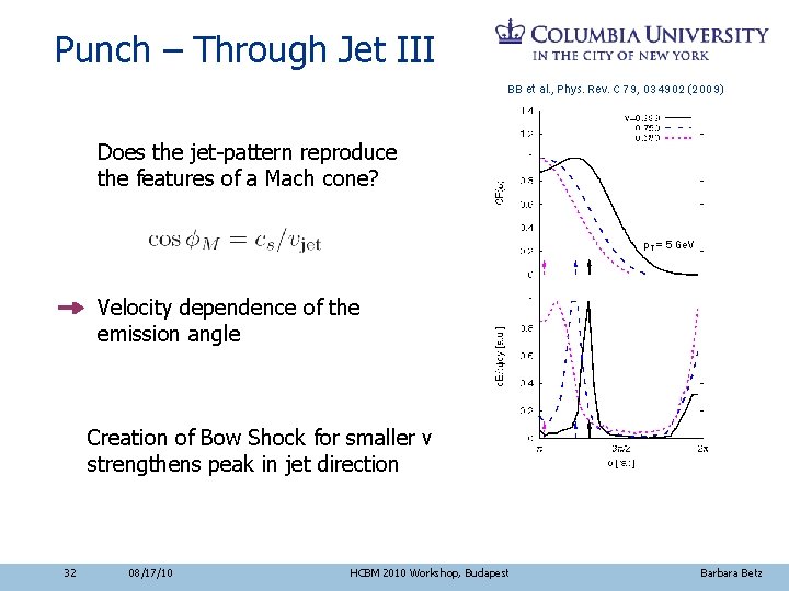 Punch – Through Jet III BB et al. , Phys. Rev. C 79, 034902