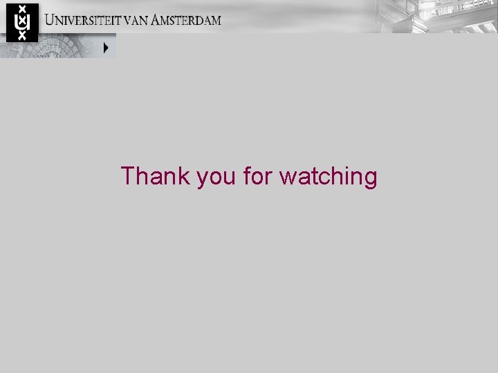Thank you for watching 