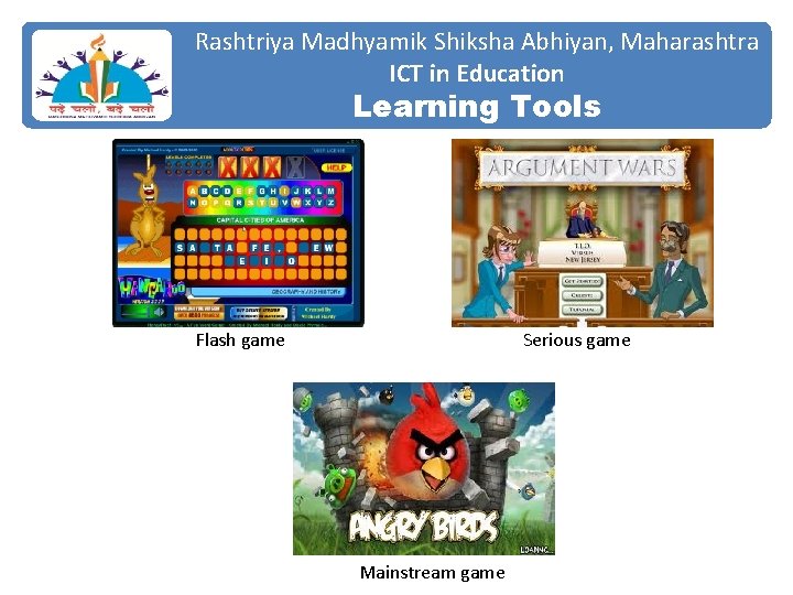 Rashtriya Madhyamik Shiksha Abhiyan, Maharashtra ICT in Education Learning Tools Flash game Serious game