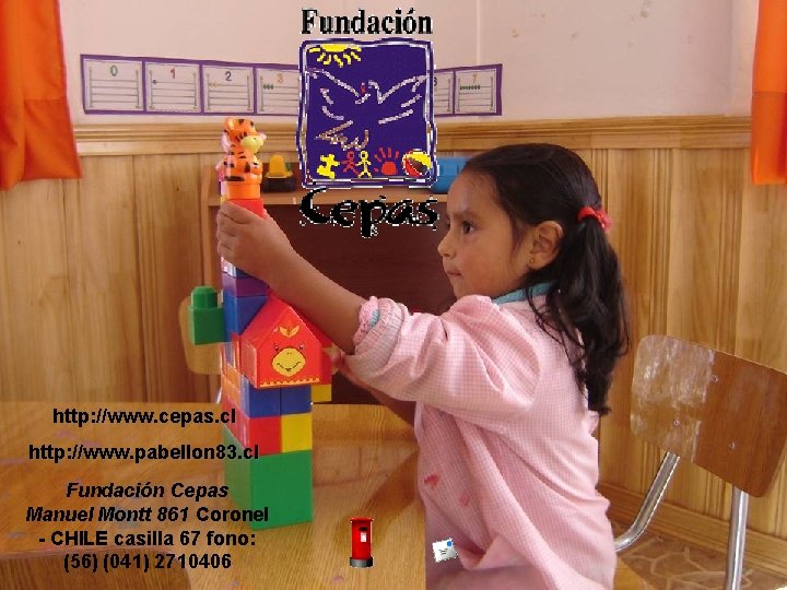 http: //www. cepas. cl http: //www. pabellon 83. cl Fundación Cepas Manuel Montt 861