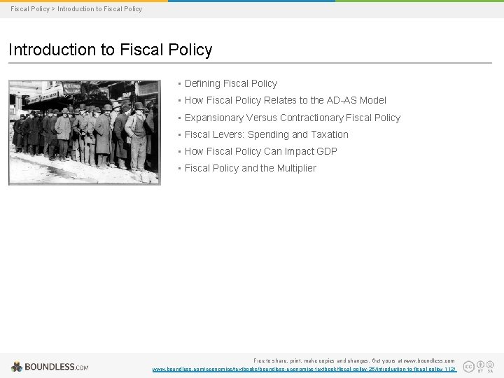 Fiscal Policy > Introduction to Fiscal Policy • Defining Fiscal Policy • How Fiscal