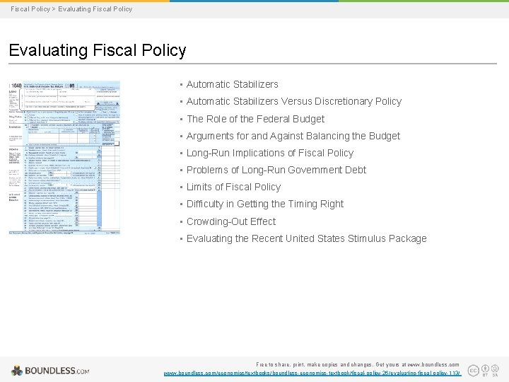 Fiscal Policy > Evaluating Fiscal Policy • Automatic Stabilizers Versus Discretionary Policy • The