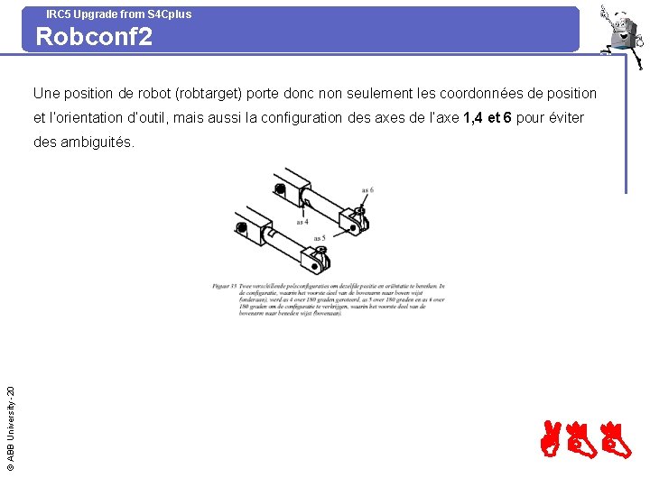 IRC 5 Upgrade from S 4 Cplus Robconf 2 Une position de robot (robtarget)