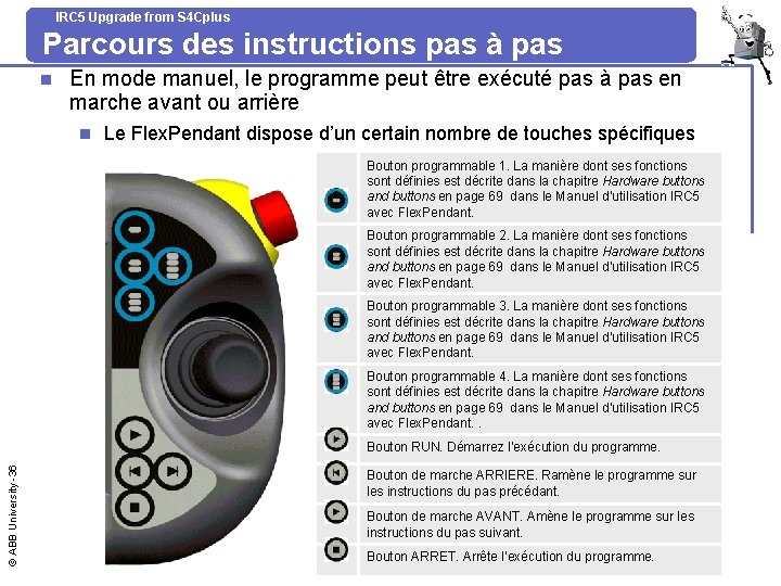 IRC 5 Upgrade from S 4 Cplus Parcours des instructions pas à pas n