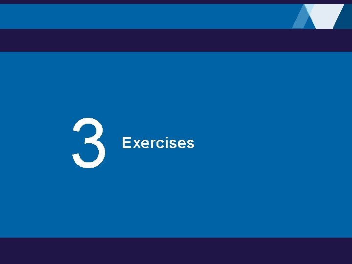 3 Exercises 