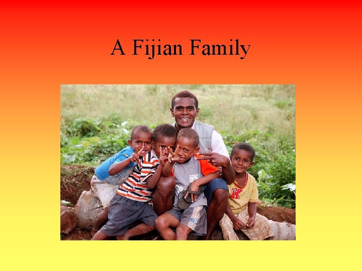 A Fijian Family 