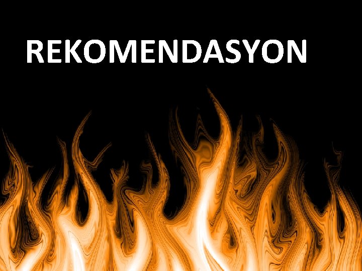 REKOMENDASYON 