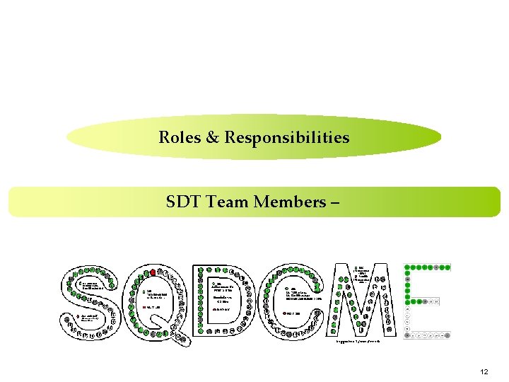 Roles & Responsibilities SDT Team Members – 12 