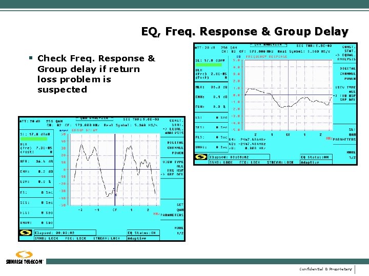 EQ, Freq. Response & Group Delay § Check Freq. Response & Group delay if