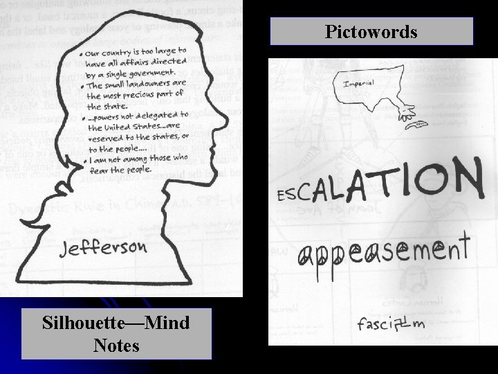 Pictowords Silhouette—Mind Notes 