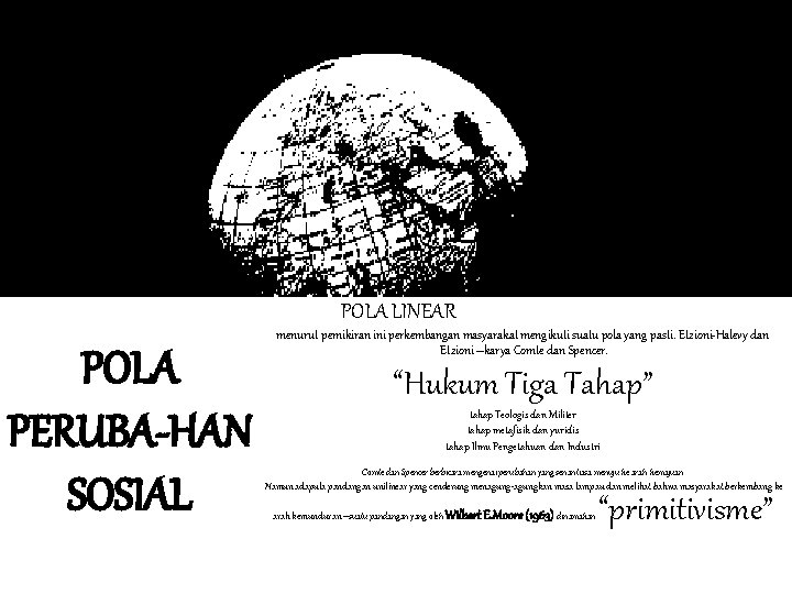 POLA LINEAR POLA PERUBA-HAN SOSIAL menurut pemikiran ini perkembangan masyarakat mengikuti suatu pola yang POLA LINEAR POLA PERUBA-HAN SOSIAL menurut pemikiran ini perkembangan masyarakat mengikuti suatu pola yang
