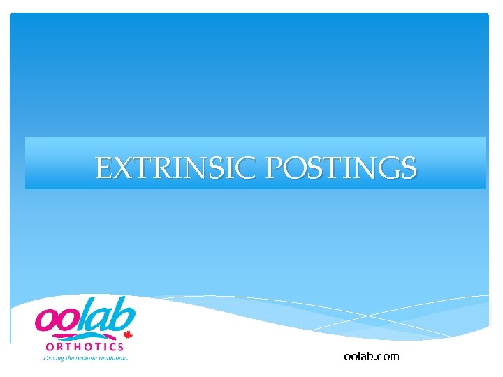 EXTRINSIC POSTINGS oolab. com 