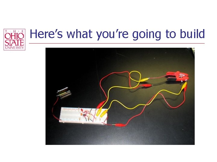 Here’s what you’re going to build 