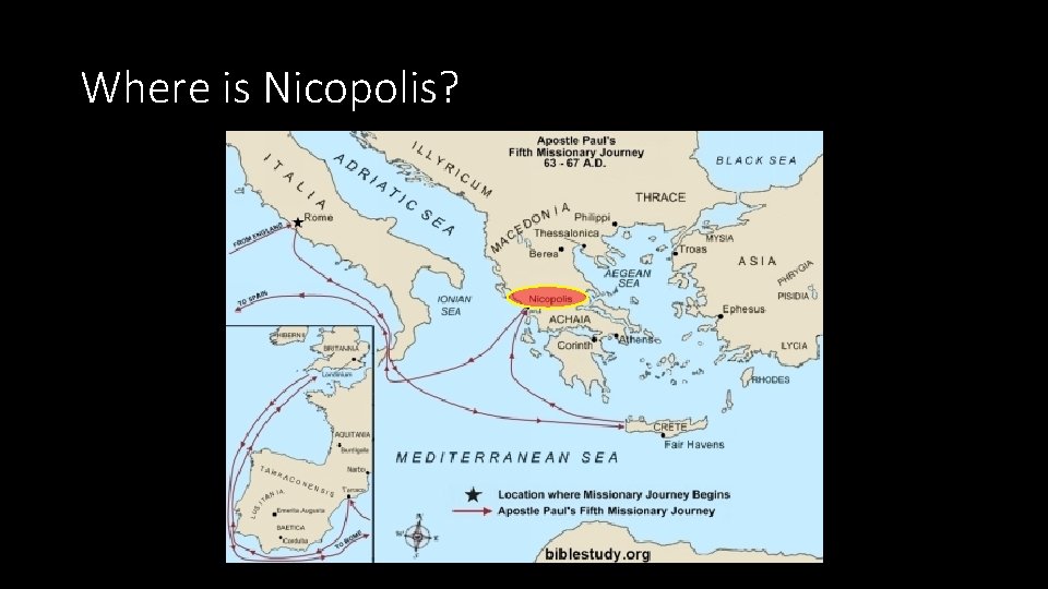 Where is Nicopolis? 