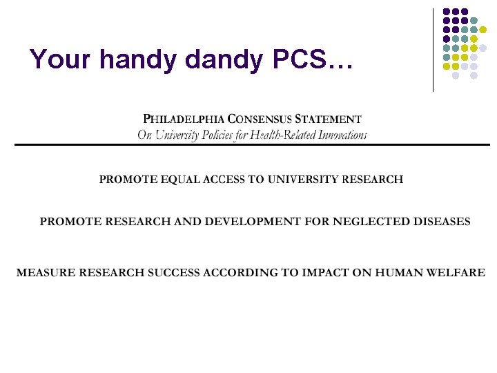 Your handy dandy PCS… 