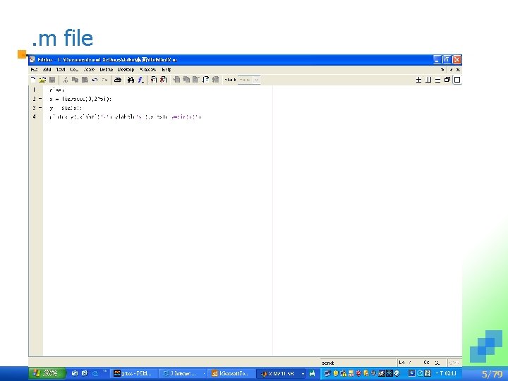 . m file DC & CV Lab CSIE NTU 5/79 