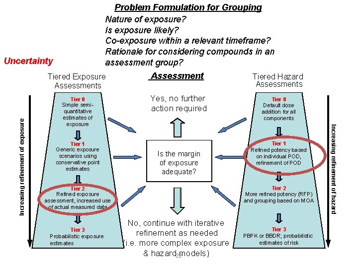 Problem Formulation for Grouping Nature of exposure? Is exposure likely? Co-exposure within a relevant