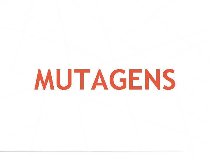 MUTAGENS © 2016 Innoventually 