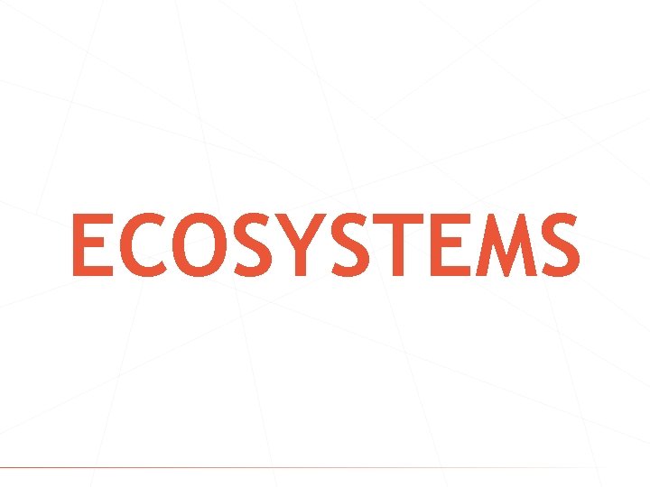 ECOSYSTEMS © 2016 Innoventually 