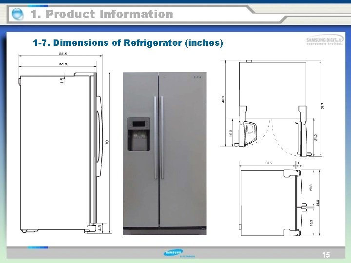 SAMSUNG Side by Side Refrigerator ATOPPJT New product