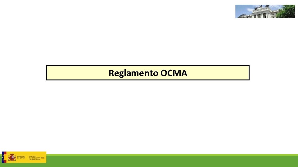 Reglamento OCMA 