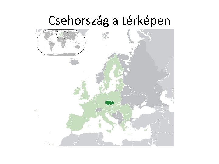 Csehország a térképen 