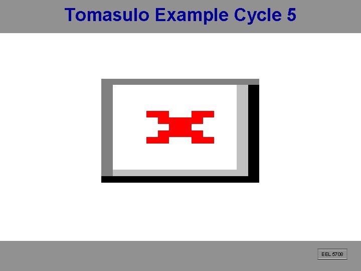 Tomasulo Example Cycle 5 EEL 5708 