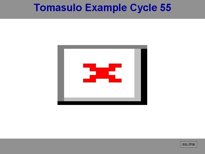 Tomasulo Example Cycle 55 EEL 5708 