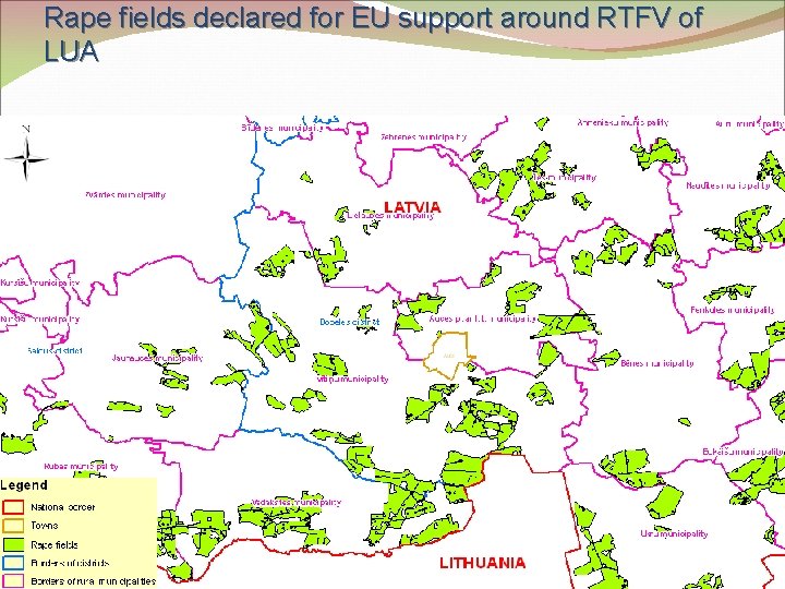 Rape fields declared for EU support around RTFV of LUA 14 