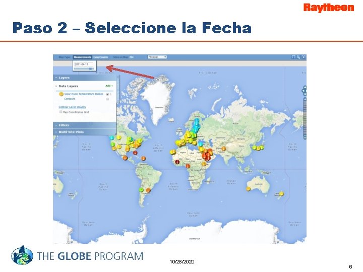 Paso 2 – Seleccione la Fecha 10/28/2020 6 