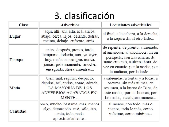 3. clasificación 