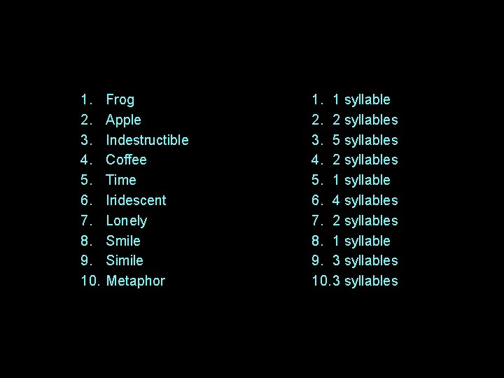 How did you do? 1. 2. 3. 4. 5. 6. 7. 8. 9. 10.