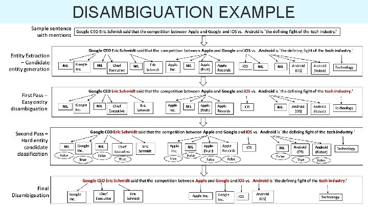 DISAMBIGUATION EXAMPLE 