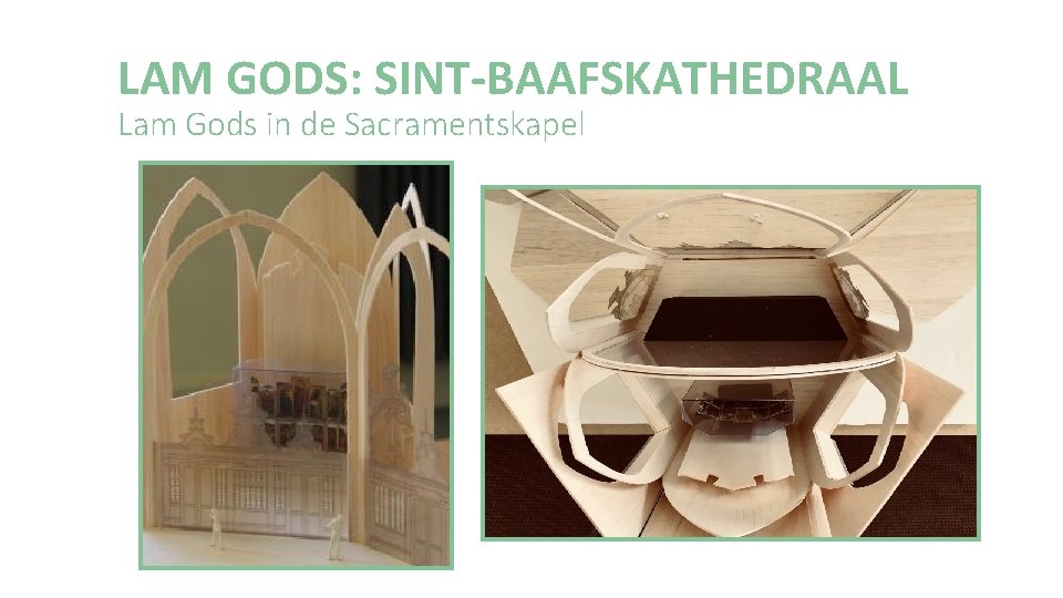 LAM GODS: SINT-BAAFSKATHEDRAAL Lam Gods in de Sacramentskapel 