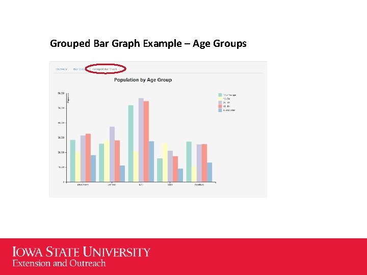 Grouped Bar Graph Example – Age Groups 