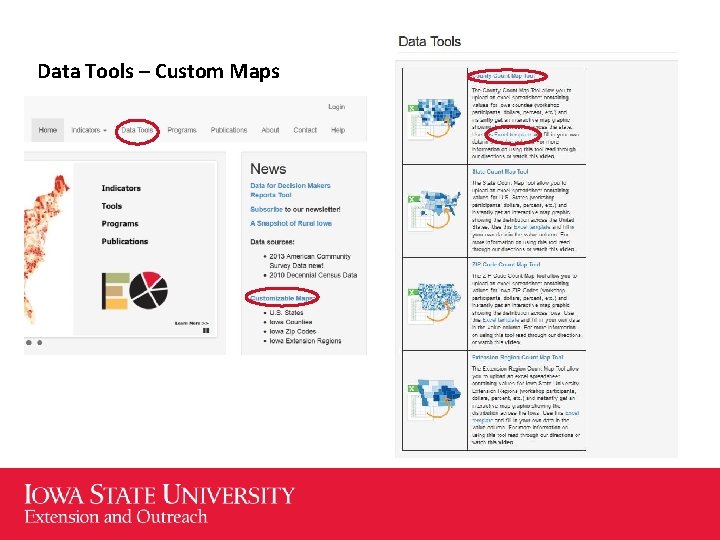 Data Tools – Custom Maps 