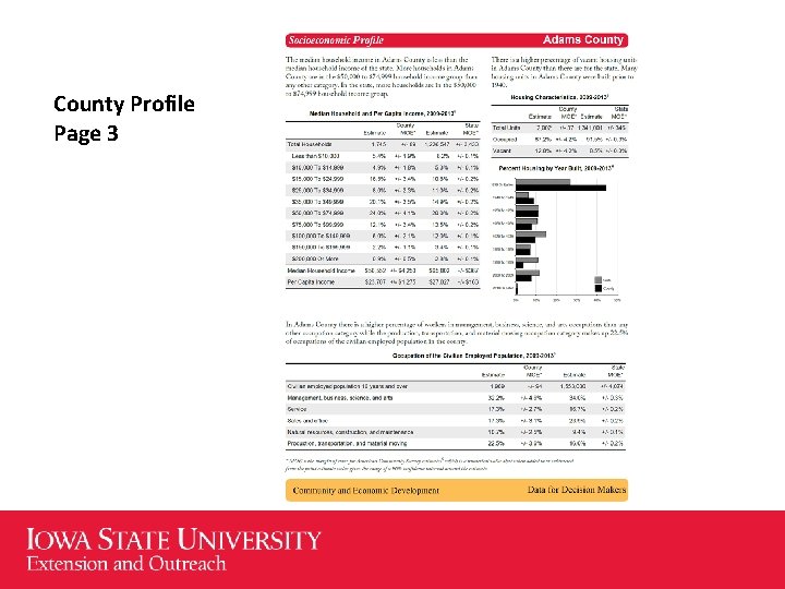 County Profile Page 3 