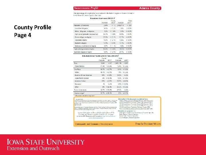 County Profile Page 4 