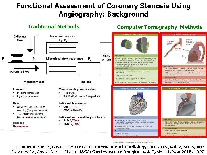 Functional Assessment of Coronary Stenosis Using Angiography: Background Traditional Methods Computer Tomography Methods Echavarria-Pinto