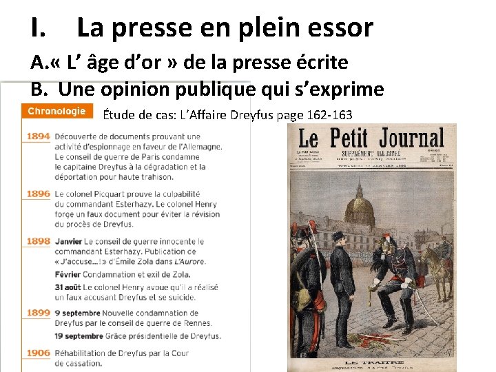 I. La presse en plein essor A. « L’ âge d’or » de la