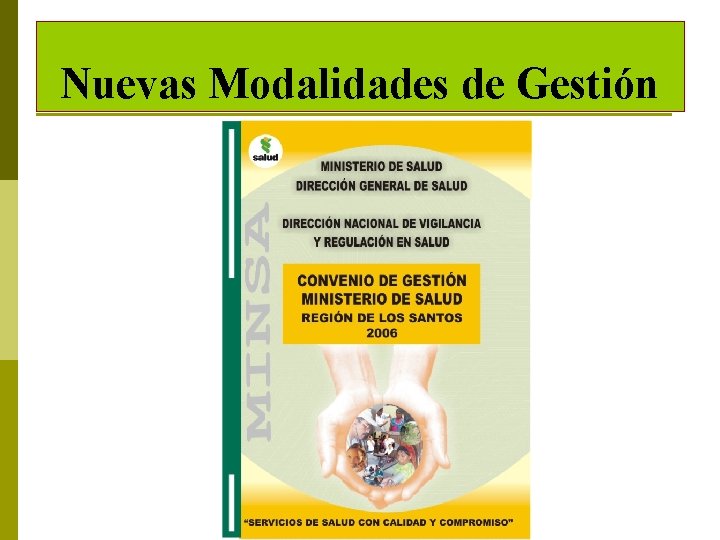 Nuevas Modalidades de Gestión 