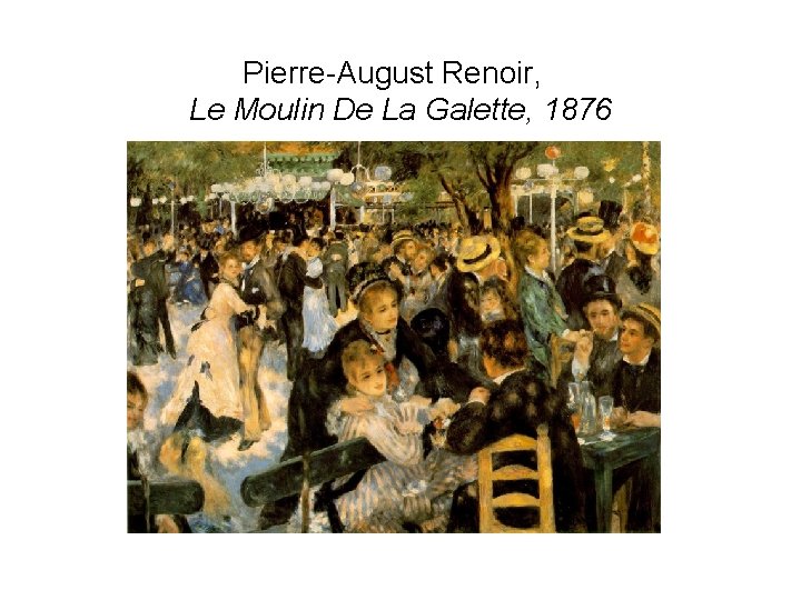 Pierre-August Renoir,   Le Moulin De La Galette, 1876 