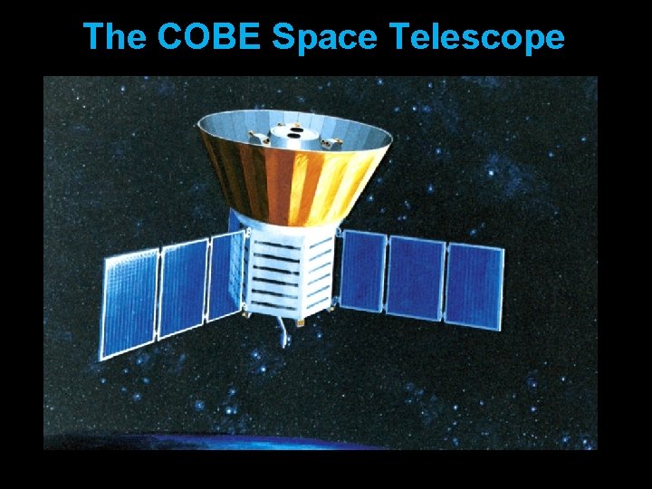 The COBE Space Telescope 