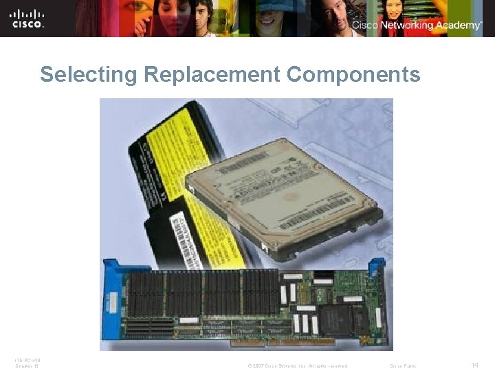 Selecting Replacement Components ITE PC v 4. 0 Chapter 13 © 2007 Cisco Systems,