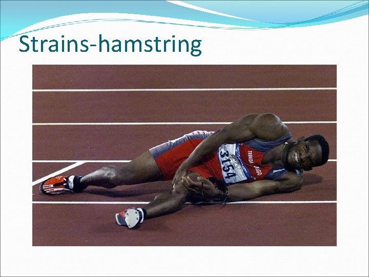 Strains-hamstring 